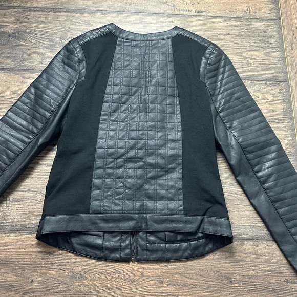 Larry Levine Black Leather Jacket - Picture 3 of 4